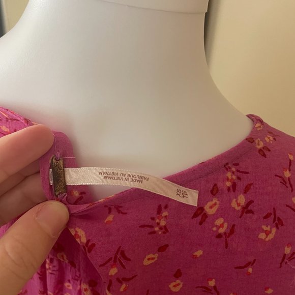Free People Floral Top - Picture 4 of 4